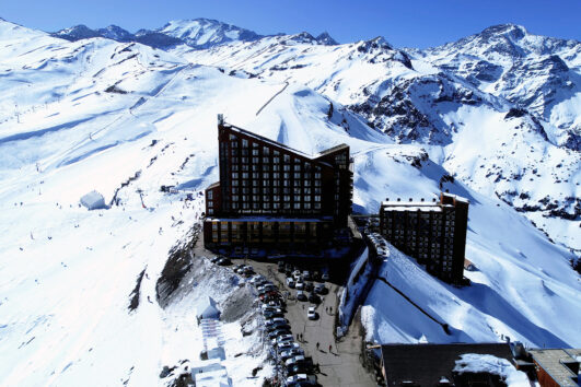 Valle Nevado and Farellones from Santiago